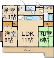 プリマベーラ壱番館の間取り
