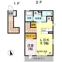 リッツハウスⅤの間取り