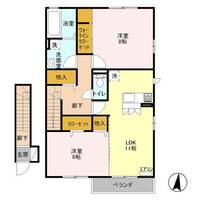 シャルメゾン A棟の間取り