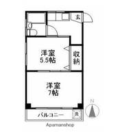 東京都目黒区平町2丁目の賃貸マンションの間取り