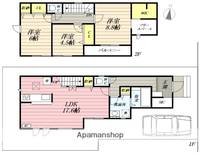 東京都練馬区大泉学園町6丁目(一戸建)の賃貸物件戸建ての間取り