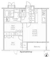 物件の間取り画像