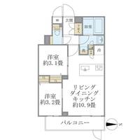 LA PERLA NAKANOの間取り