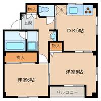 東京都葛飾区東堀切1丁目の賃貸マンションの間取り