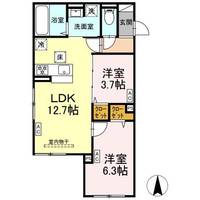 セレスティア扇Vの間取り