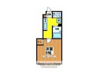 東京都渋谷区本町2丁目の賃貸アパートの間取り