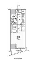 東京都品川区東大井3丁目の賃貸マンションの間取り