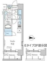 パークアクシス東高円寺の間取り