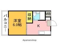 東京都小金井市中町2丁目の賃貸マンションの間取り