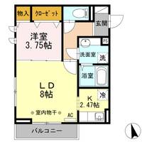 サニーヒルズ立花の間取り