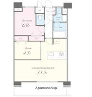 東京都江東区東陽3丁目の賃貸マンションの間取り