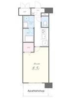 東京都江東区東陽3丁目の賃貸マンションの間取り
