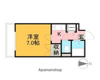東京都武蔵野市中町2丁目の賃貸マンションの間取り