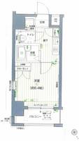 東京都江東区門前仲町1丁目の賃貸マンションの間取り