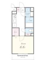 東京都荒川区南千住3丁目の賃貸アパートの間取り