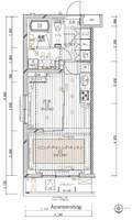 東京都大田区中馬込1丁目の賃貸マンションの間取り