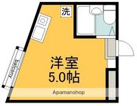 東京都調布市多摩川3丁目の賃貸アパート206の間取り