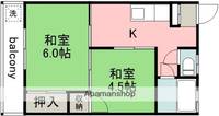 東京都調布市富士見町3丁目の賃貸アパート202の間取り