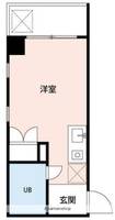 ユーコート府中304の間取り
