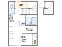 レオパレス芦花公園Ⅱの間取り