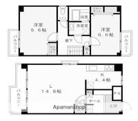 シャトー植村308の間取り