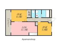 メゾンプレジールの間取り