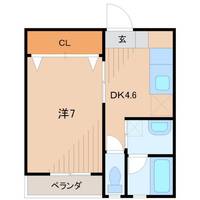 ペルルエクラ0302の間取り
