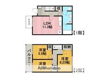 ▲セジュール玉川Ⅲの間取り
