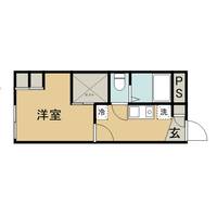 レオパレスピュアグリーンⅢの間取り