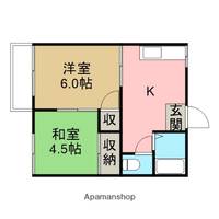 サニーハイツ城山205の間取り