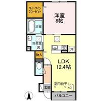 ポートランドAB B棟の間取り