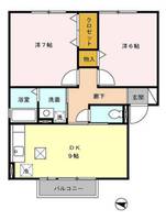 クレセントIの間取り