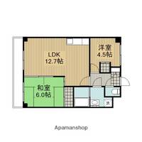神奈川県大和市中央林間8丁目の賃貸マンションの間取り