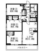 物件の間取り画像