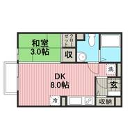 みそのハウス202の間取り