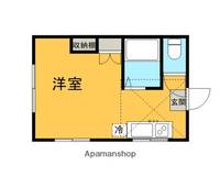 神奈川県相模原市中央区淵野辺本町1丁目の賃貸アパートの間取り
