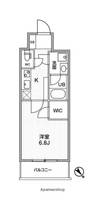 東京都町田市原町田2丁目の賃貸マンションの間取り