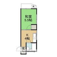 シェルハイツ203の間取り