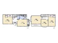 神奈川県横須賀市大矢部4丁目(一戸建)の賃貸物件の間取り