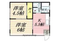 マリンコーポ鴨居102の間取り