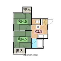 三和ハイツ202の間取り