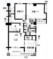 物件の間取り画像