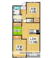 物件の間取り画像