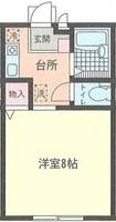 SOLEGIOエス103号室の間取り
