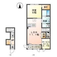 ブリスガーデンⅡの間取り