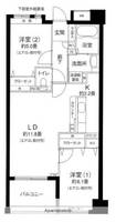 ロサブリーズ本牧の間取り