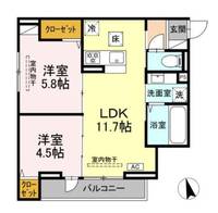 物件の間取り画像