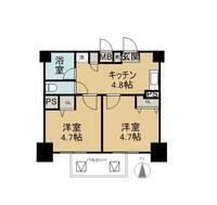プライムアーバン川崎1002の間取り