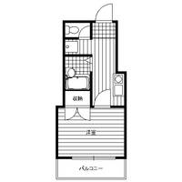 東京都品川区豊町6丁目の賃貸マンションの間取り