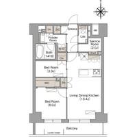 ヴェール・クレール武蔵小杉の間取り